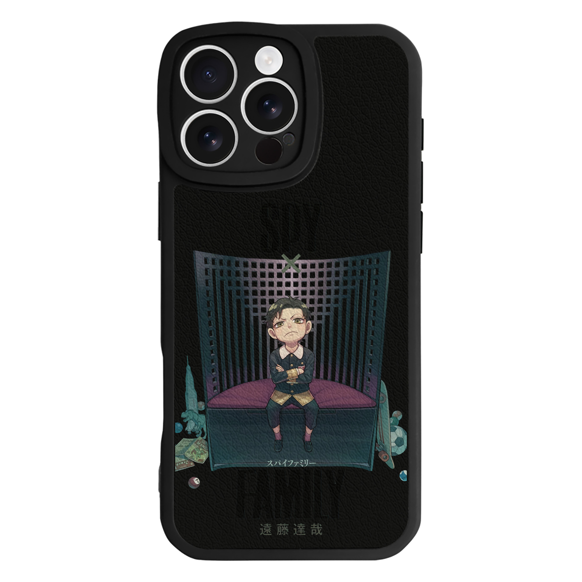 （画像用） SPY×FAMILY间谍家家酒 【iPhone 16シリーズ対応】シリコンスマホケース（レザー調） 材質：シリコン